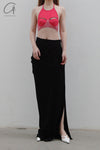 OUDE WAAG hollow hanging neck corset OW-23SS AS05 pink